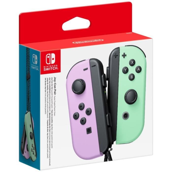 Image of Coppia di Joy-Con Pastel e Pastel Verde Moy-Con Switch Nintendo