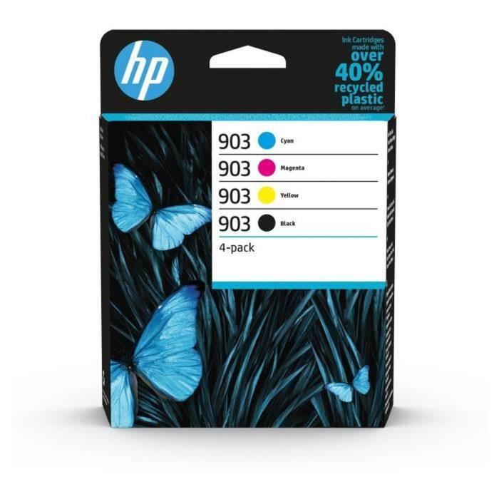 Image of Confezione da 4 cartucce di inchiostro originali HP 903, nero / ciano / magenta / giallo (6ZC73AE) per HP OfficeJet / OfficeJet Pro 6900