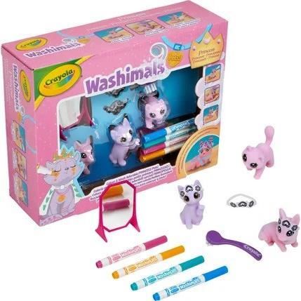 Image of Colorazione - CRAYOLA - Washimals Pastel Princess Pets - Animali pastello da personalizzare! bambini di 3 anni