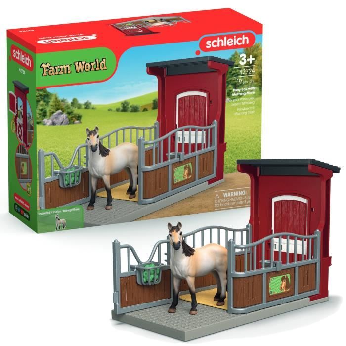 Image of Cofanetto con Mustang Mare, SCHLEICH 42724 Farm World, dai 4 anni