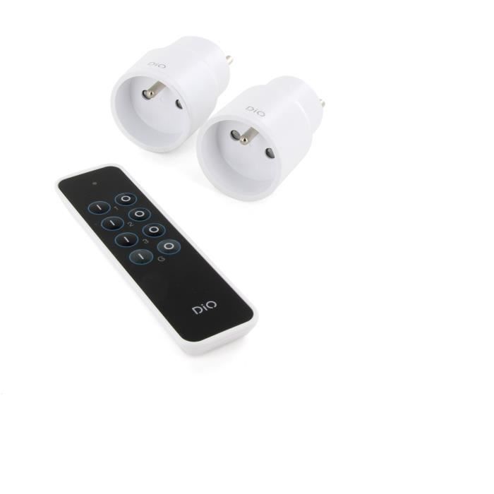 Image of CHACON Kit 2 prese nano e telecomando -DiO (2300W, FR)