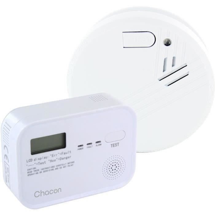 Image of CHACON - Pack rilevatore di fumo + allarme co