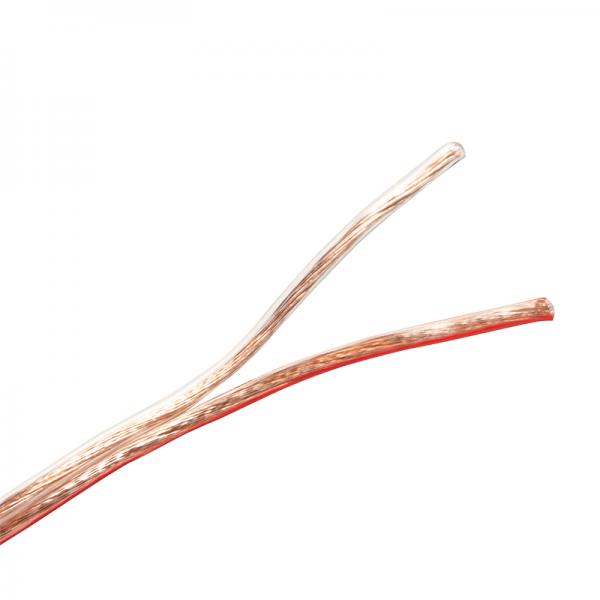 Image of Cavo Audio per diffusori acustici Trasparente 2,5 mm matassa 100m