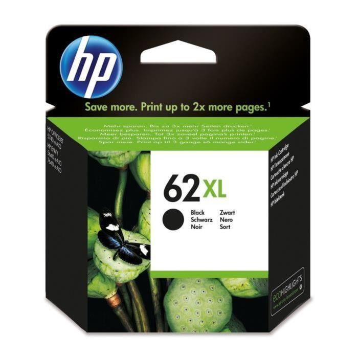 Image of Cartuccia Inkjet originale HP 62XL - Alta capacità - Nero