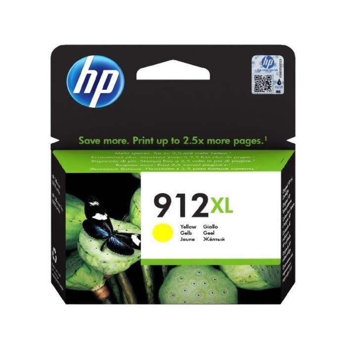 Image of Cartuccia a getto Inkjet HP 912XL - Giallo - Inkjet - Alta resa - 825 pagine