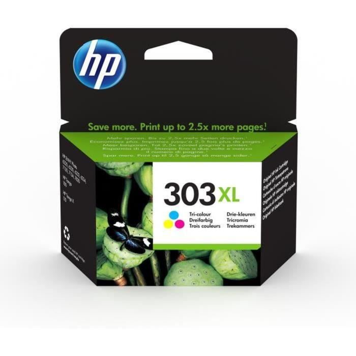 Image of Cartuccia Inkjet a tre colori originale HP 303XL per HP Envy Photo 6220/6230/7130 (T6N03AE)