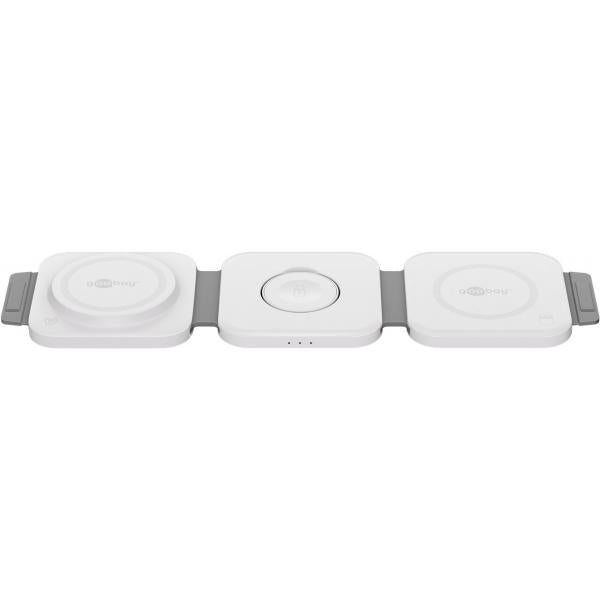 Image of Caricatore Qi Wireless Caricabatterie 3in1 Stazione di Ricarica Pieghevole 15W
