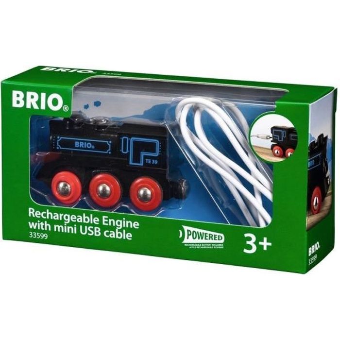 Image of BRIO World - 33599 - Locomotiva ricaricabile