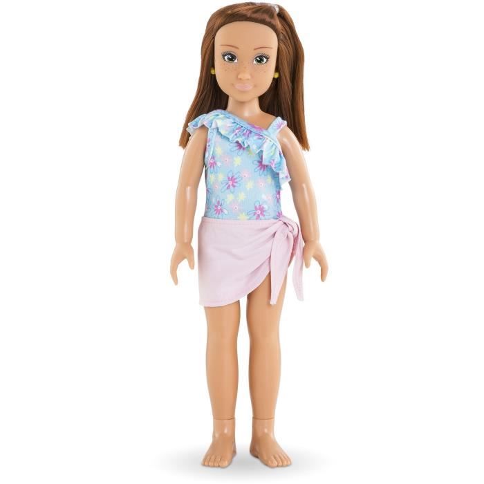 Image of Box Zoé in spiaggia COROLLE GIRLS - bambola manichino - 5 accessori - 28 cm - A partire da 4 anni