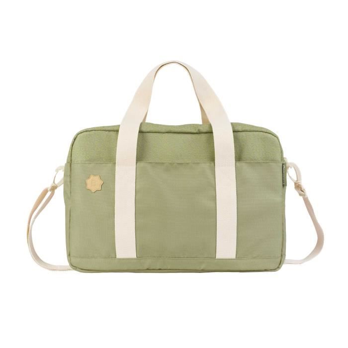 Image of Borsa fasciatoio Badabulle Bowling - Grande capacità 20 L - Piano fasciatoio e accessori per passeggino inclusi, Oliva
