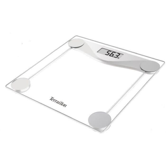 Image of Bilancia pesapersone elettronica Terraillon TX5000 - Vetro 180 kg max Graduazione 100g Schermo LCD