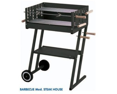 BARBECUE IN ACCIAIO STEAK HOUSE CM. 60X45X90H