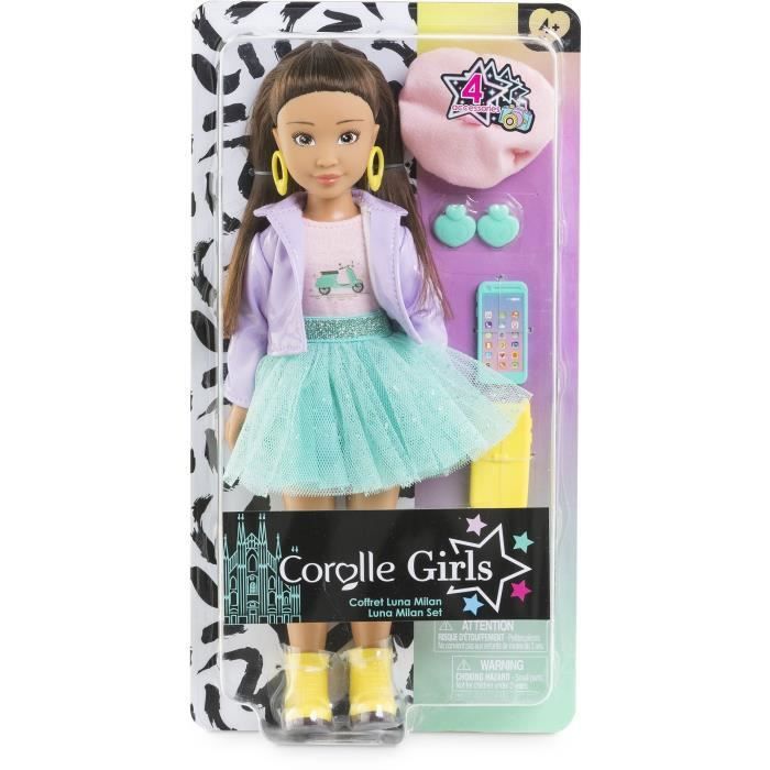 Image of Bambola Fashion - COROLLE - Luna Fashion Week Paris - 28 cm - 4 accessori - Profumo di vaniglia - Dai 4 anni in su