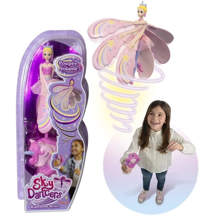Image of Ballerini del cielo - LANSAY - Rainbow Rose - Bambola volante - Dai 6 anni