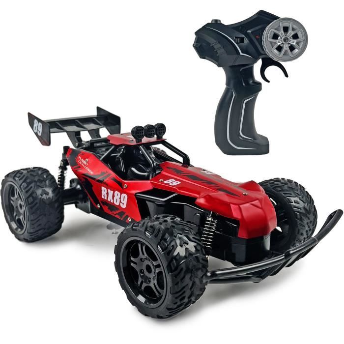 Image of Auto telecomandata - TURBO CHALLENGE - RX Car 89 093721 - Rosso - 1/12 - Batteria ricaricabile e batterie incluse - Metallo