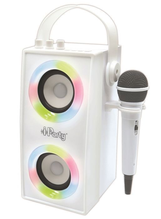 Image of Altoparlante Bluetooth portatile alla moda con microfono ed effetti di luce iParty LEXIBOOK
