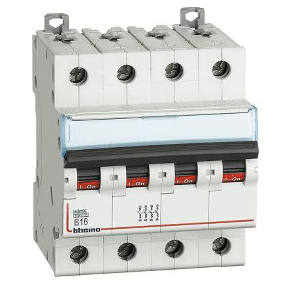 Interruttore magnetotermico 4P 4MOD. 16A Bticino