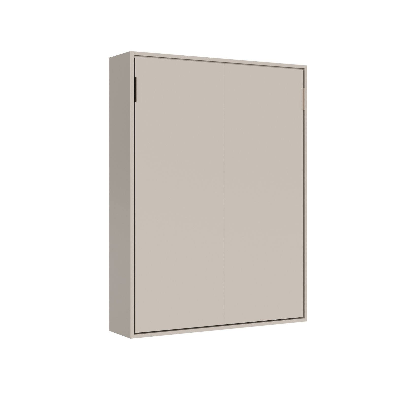 Letto matrimoniale francese a scomparsa 140 - VERSIA Colore Struttura: Argilla, Materasso: Senza Materasso