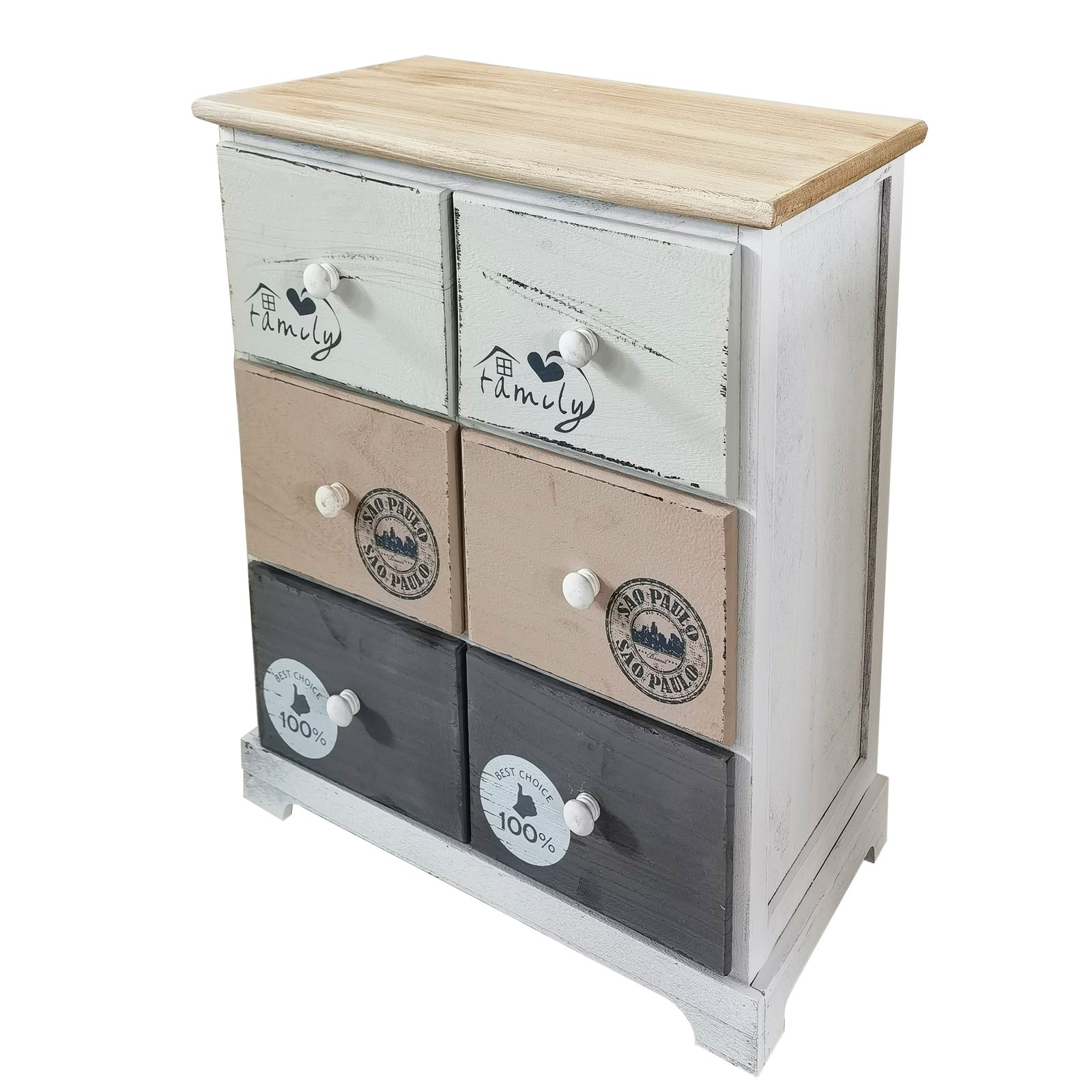Cassettiera mobiletto per bagno camera - MORPHEUS