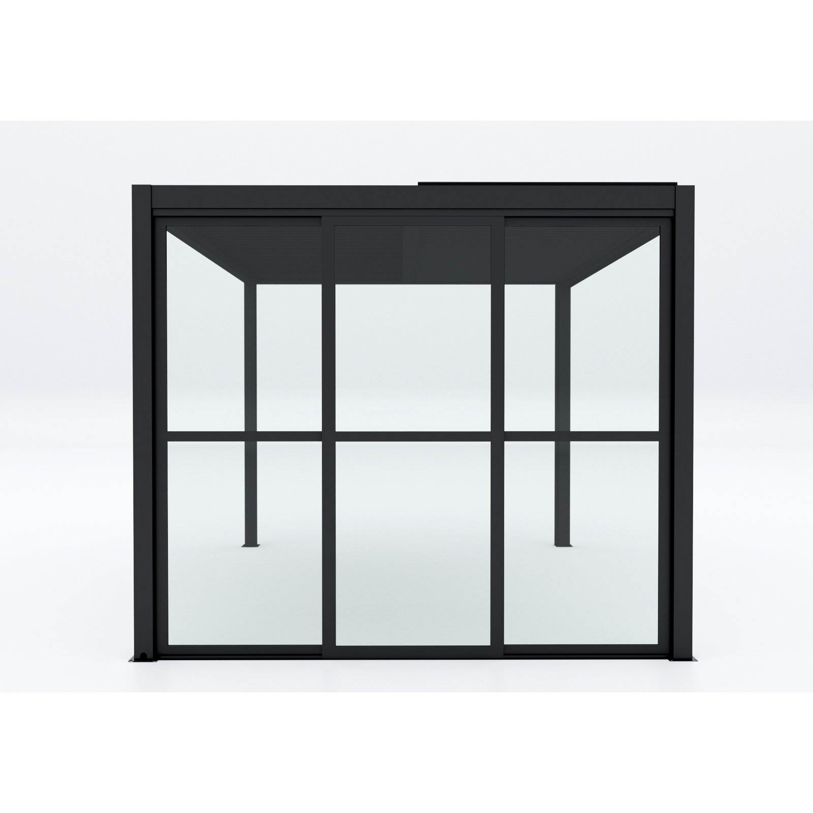 Parete laterale in policarbonato per pergola bioclimatica Tony - TONY Colore: Antracite