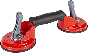 Ventosa Doppia RUBI 66952 - Sollevatore Professionale per Superfici Lisce