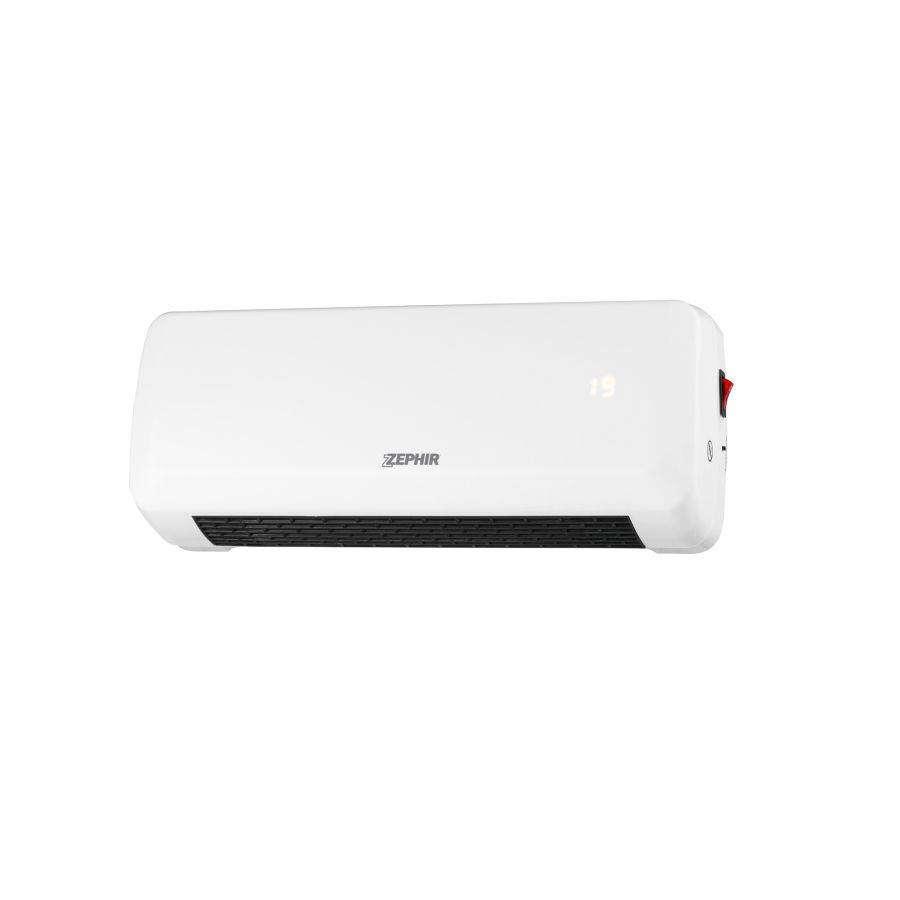 Image of TERMOVENTILATORE DA PARETE CERAMICO DA 1000/2000 W 42X15,5X17CM