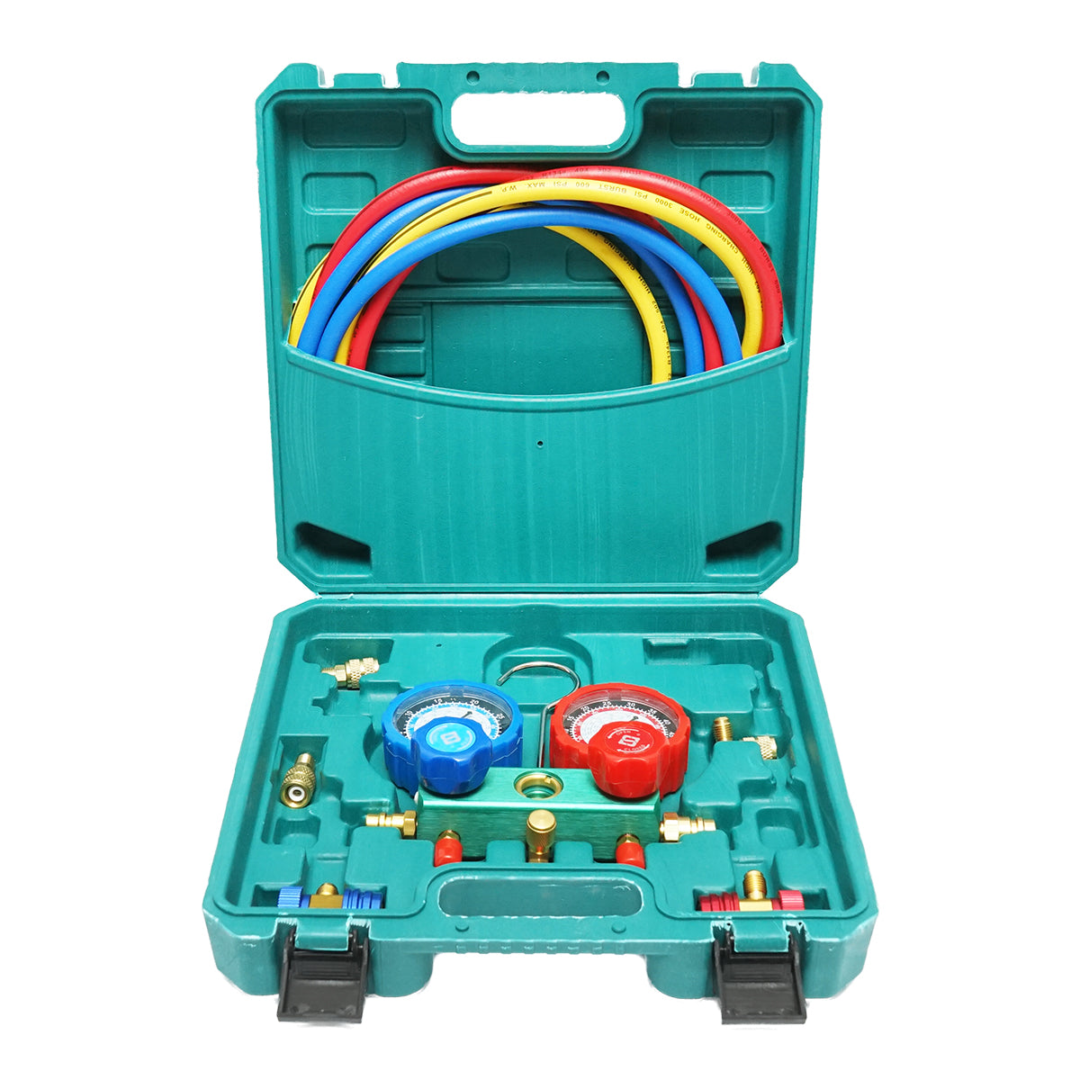 Image of Kit di controllo e ricarica del sistema di aria condizionata per auto, freon R22, R32, R134a, R410a