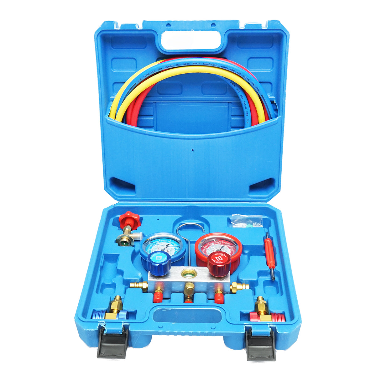 Image of Kit di controllo e ricarica dell'impianto di climatizzazione per auto R22, R32, R134a, R410a