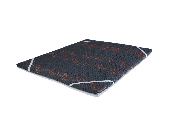 Topper singolo in Memory foam e Memory Gel Doppia Stagione | 5 cm - sfoderabile Misura: 90x195 Fuori misura