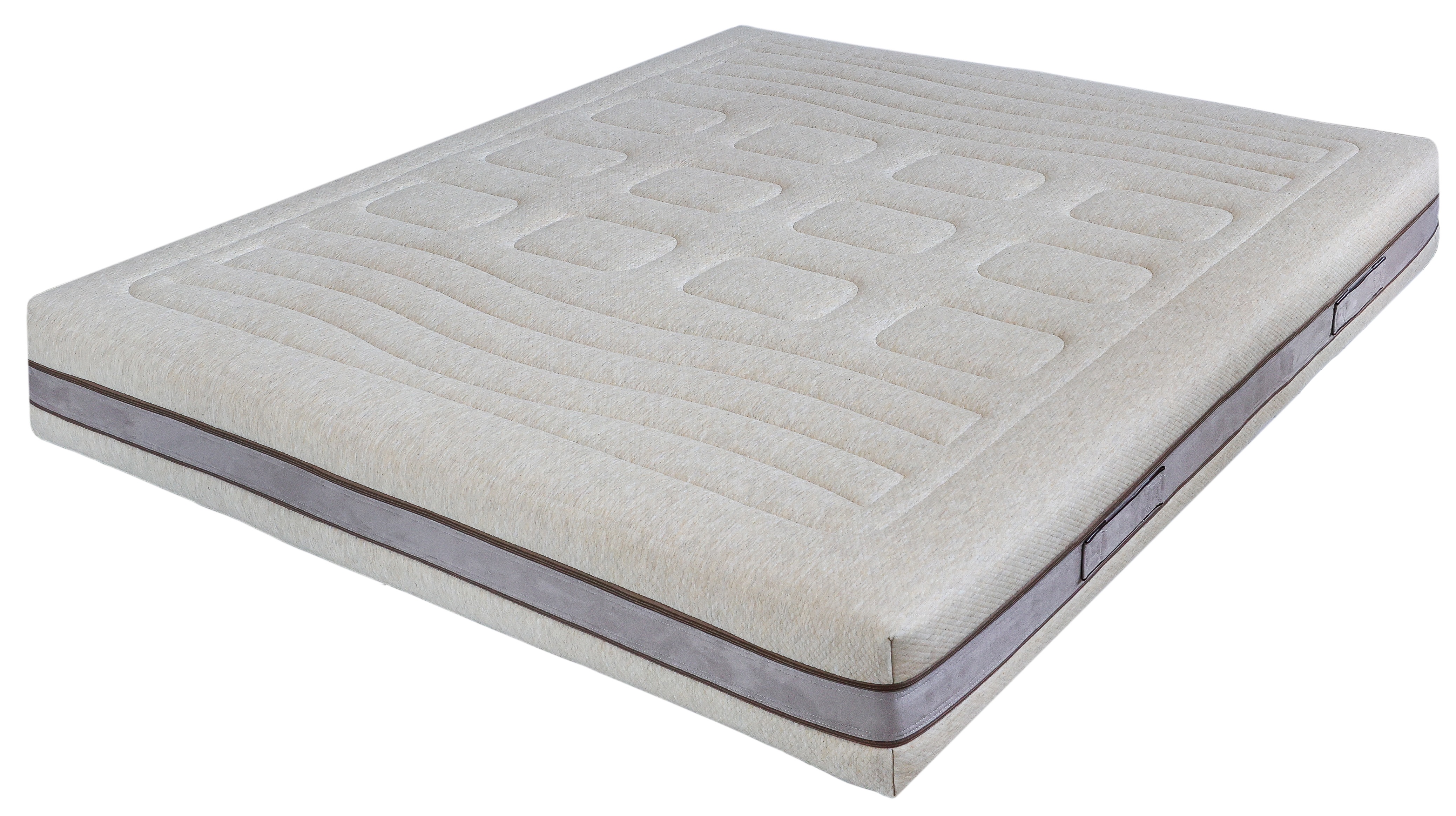 Materasso Matrimoniale Memory e Water Foam Parigi | 25 cm, 3 Strati, Garanzia 10 Anni Misura: 180x200 King size xxl