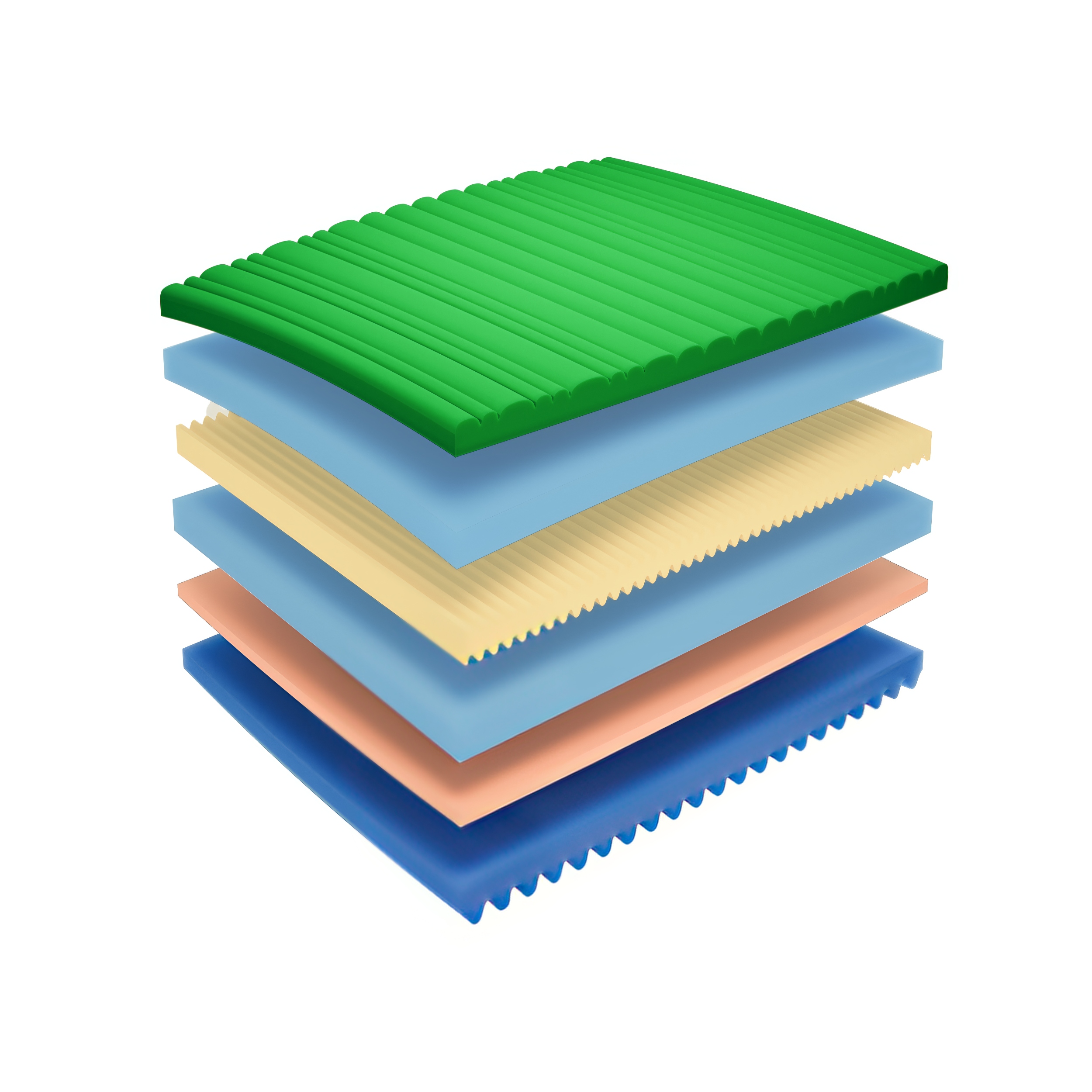 Materasso Piazza e Mezza in memory foam Wonder 6 Strati Celliant® e Cooler | Dispositivo Medico Detraibile 19% Misura: 140x195 Fuori misura