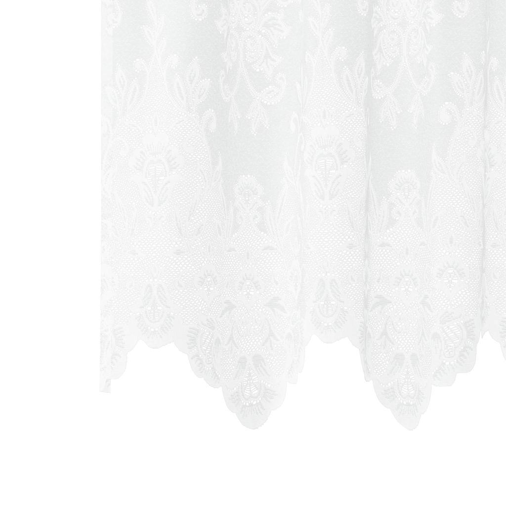 vidaXL Tende con tende Bianco 500x100cm Poliestere
