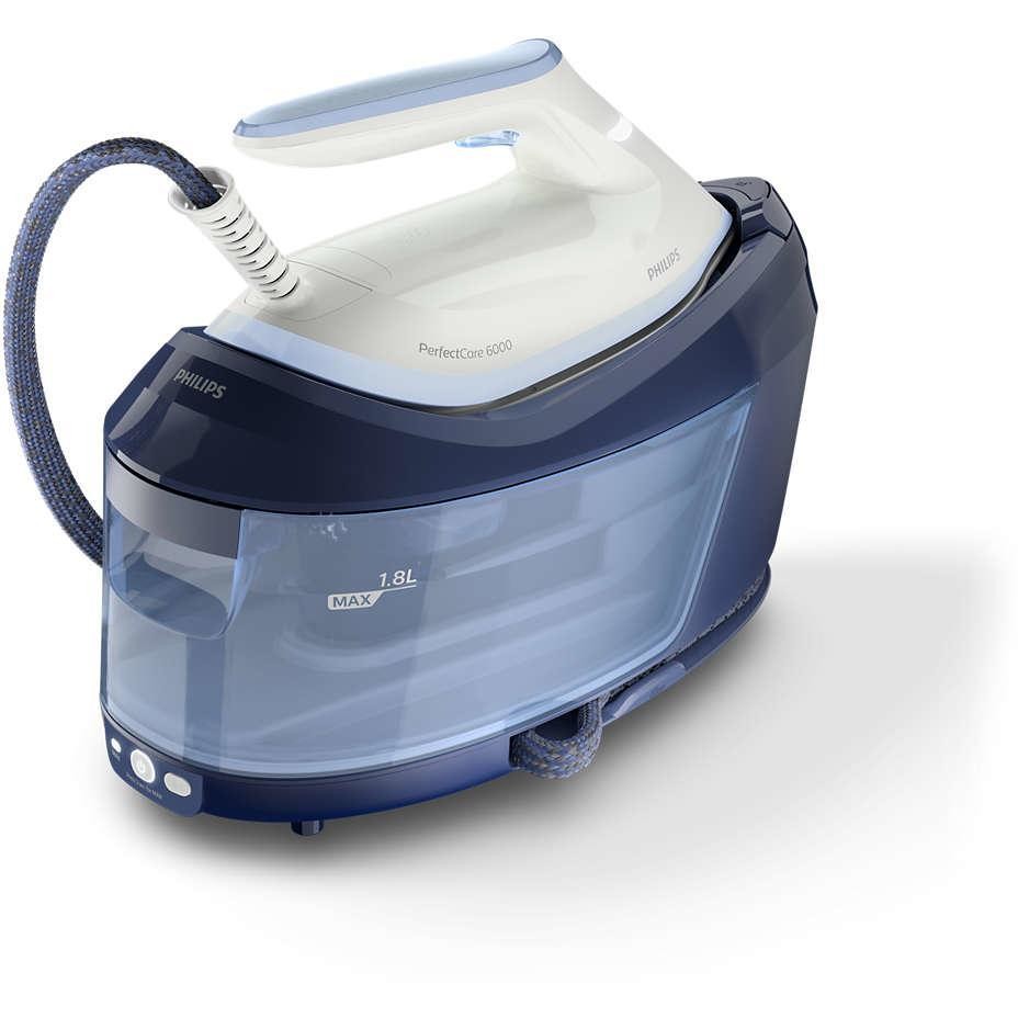 Philips PSG6026/20 Ferro da Stiro Potenza  2100w Colore Bianco e Celeste