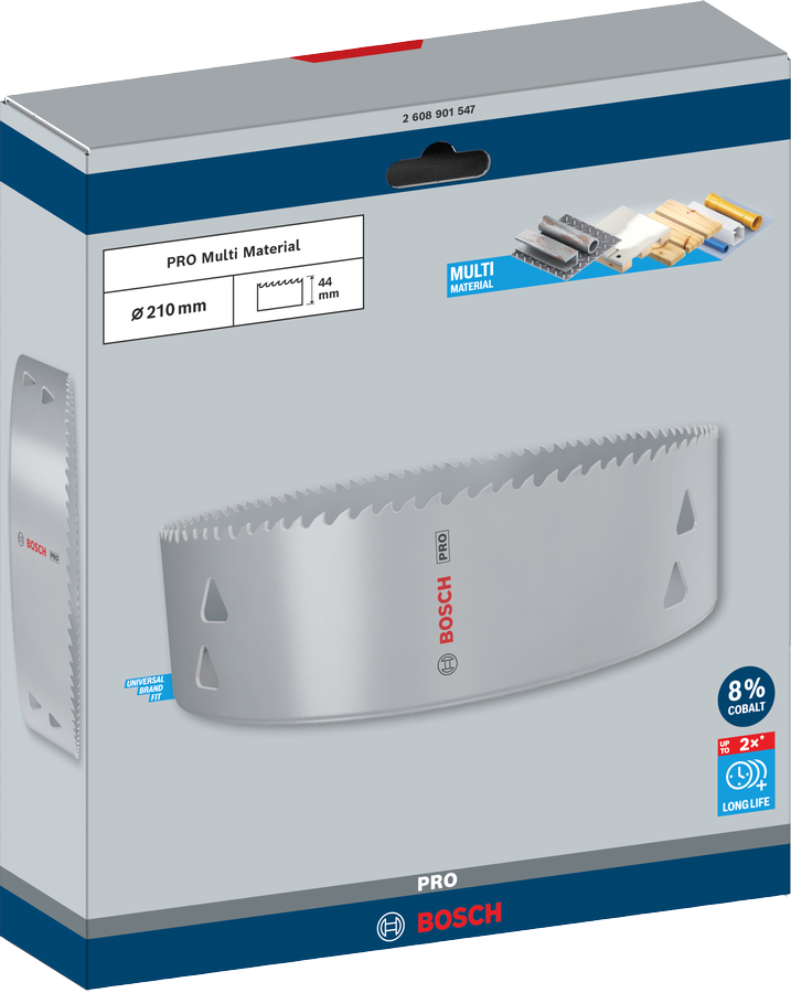 SEGA A TAZZA MULTIMATERIALE BOSCH PRO diametro 210 mm 2608901547