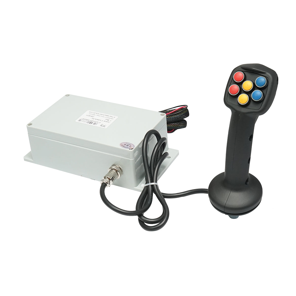 Joystick elettrico a 6 pulsanti con modulo di controllo da 24 V