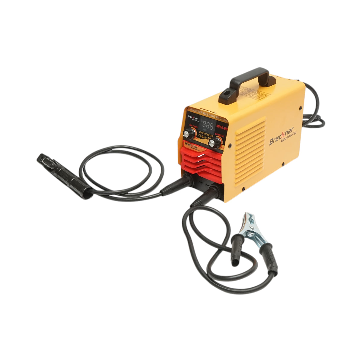 Saldatrice inverter 200A MMA, 220V con display digitale, tecnologia IGBT Breckner Germany