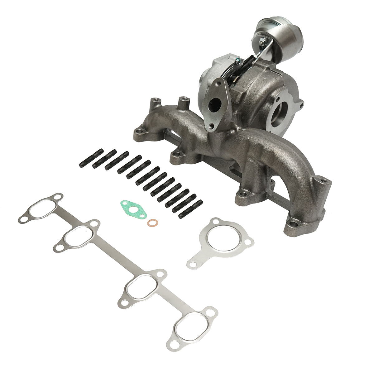 Image of Turbo Audi A3, VW Golf IV, Sharan, Skoda Octavia PD UI Euro 4, Ford Galaxy, Seat Alhambra TDI codice motore AUY/AJM, BVK, AHF, AXR, ASV, BVK, ATD, AUY Euro III, Euro IV codice OEM 038253019D/DX/DV, 038253019N/NX/NV, 038253019E