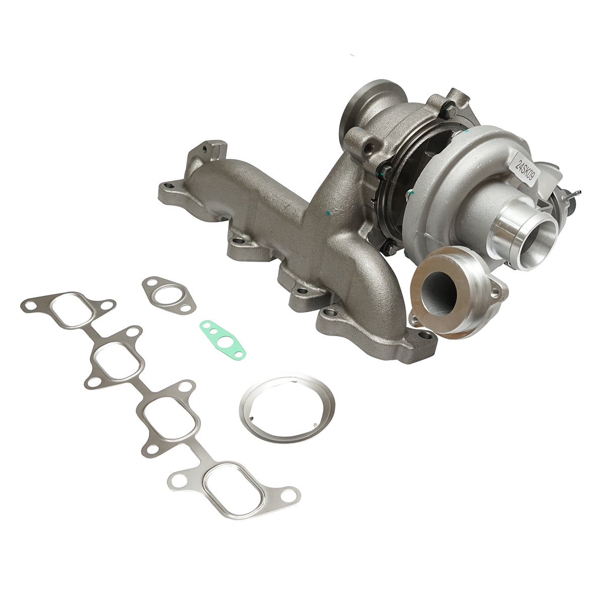 Turbocompressore per VW Crafter 2.0 TDI, con codice motore CKTC, CSLB e codici OEM 03L253014A, 03L253014AX, 03L253014AV.