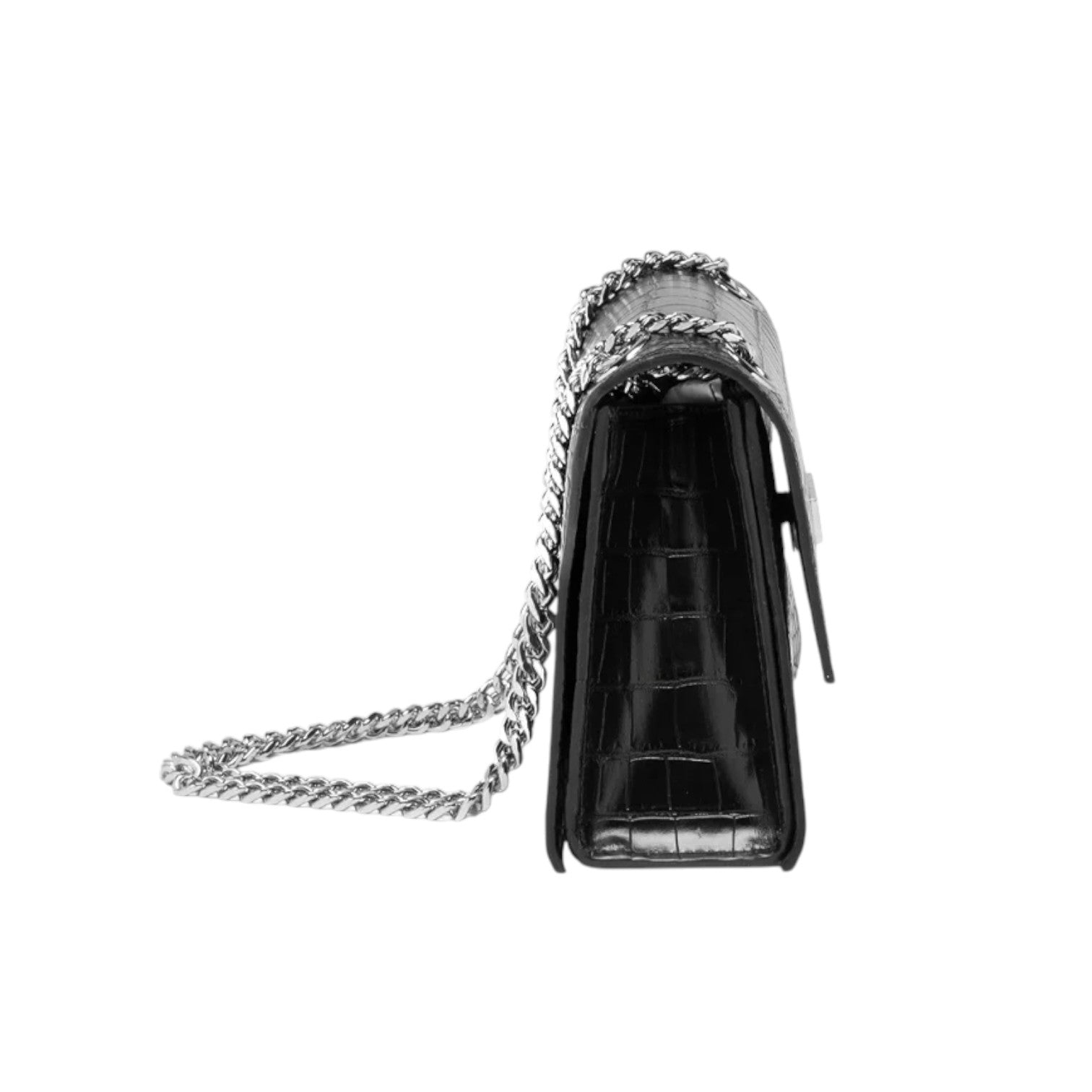 Cult Borsa a Tracolla Gwen Donna in Ecopelle Nera Stampa Cocco