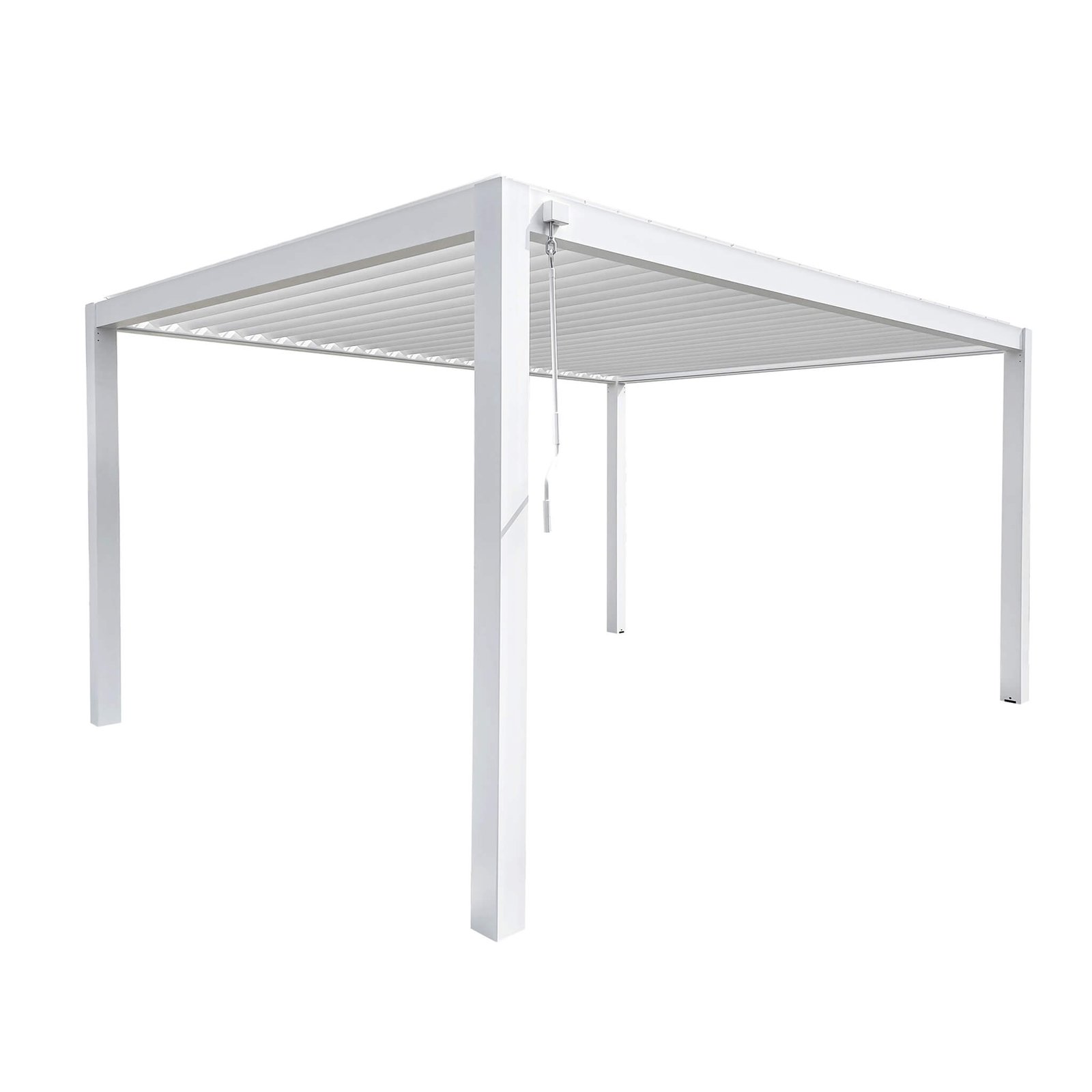 Pergola Bioclimatica in alluminio - ALICE Dimensioni: 3X4, Colore: Bianco