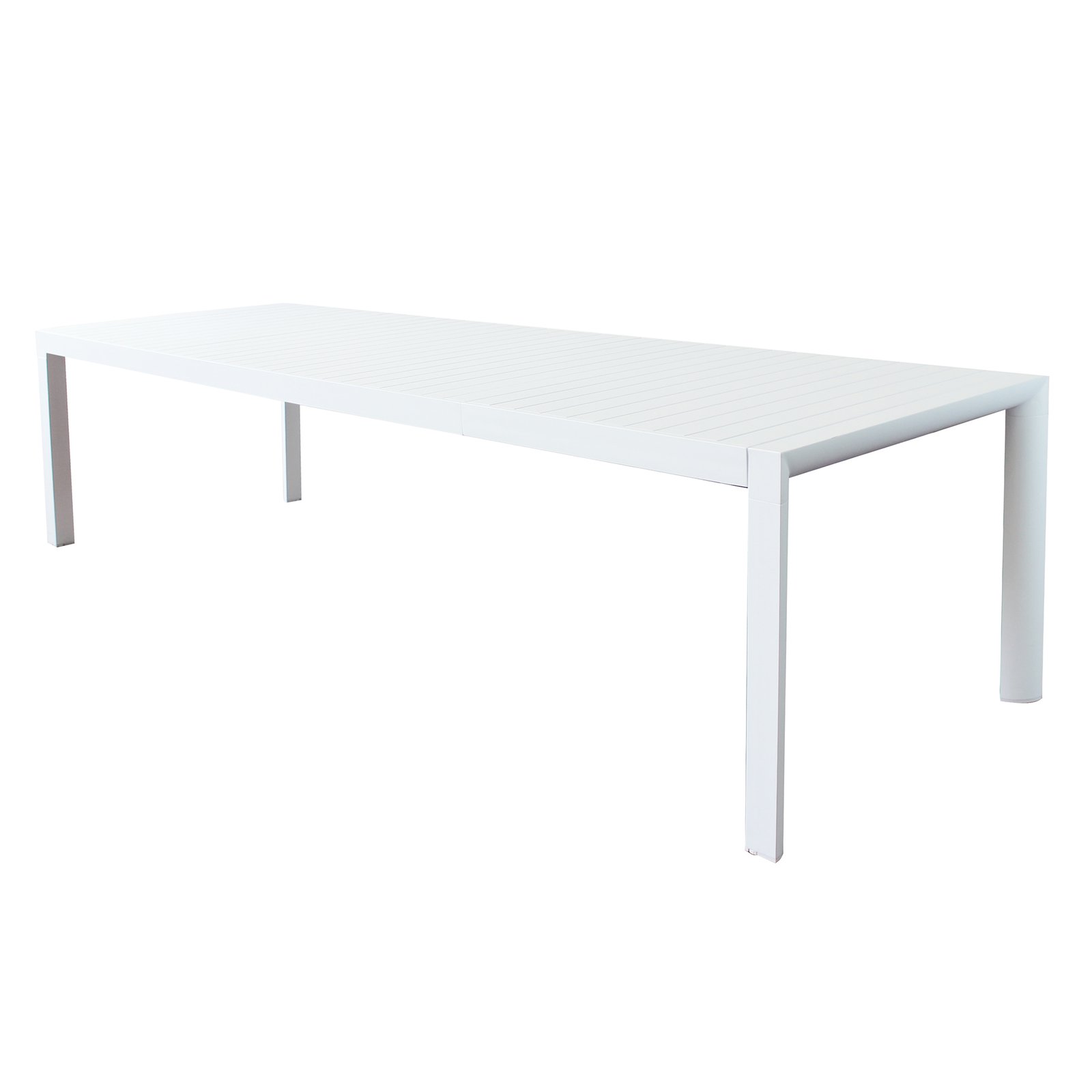 Tavolo da Giardino Allungabile in alluminio - MIKE Colore: Bianco, Dimensioni: 225/300X100