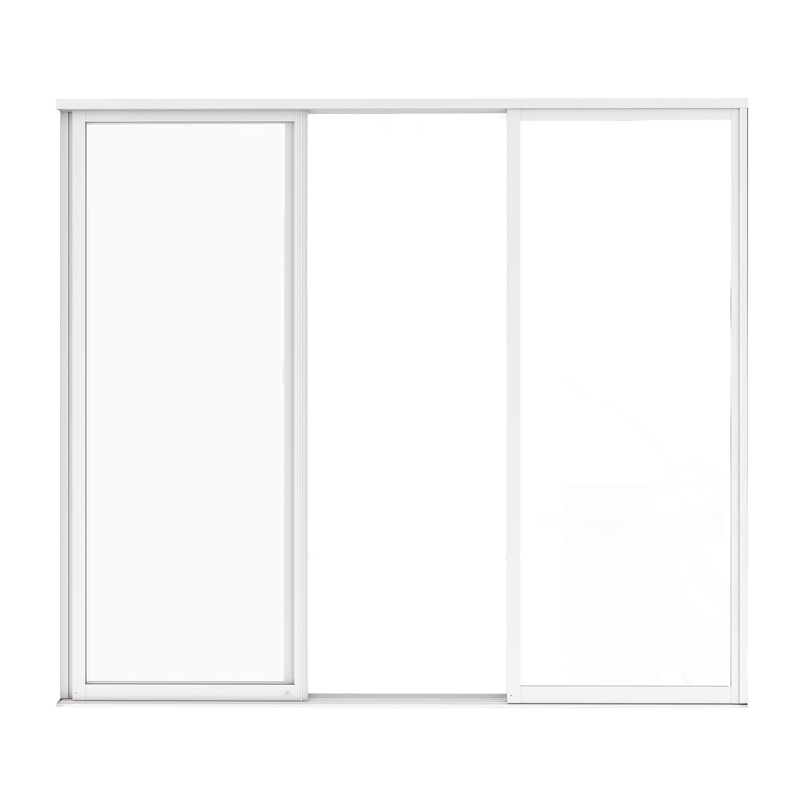 Laterale scorrevole per pergola bioclimatica con vetro - TONY Dimensioni: 3 M, Colore: Bianco