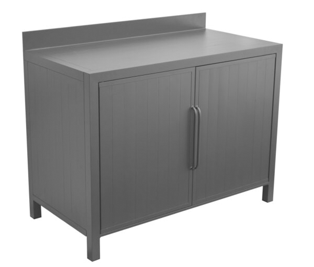 Modulo cucina ad ante Greenwood antracite 120x60