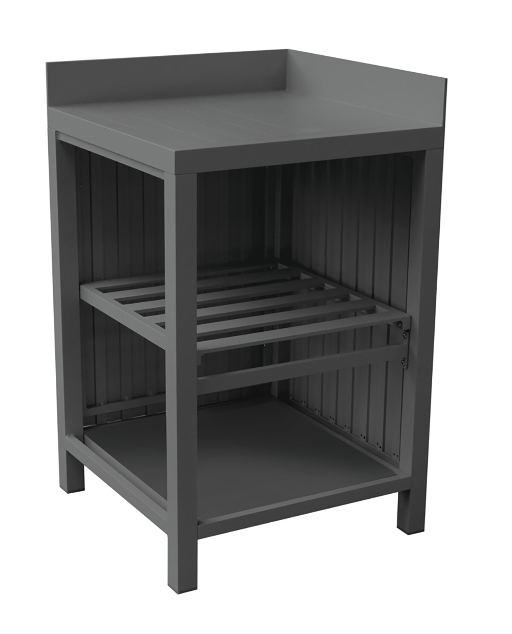 Modulo cucina lavabo angolare Greenwood antracite 60x60