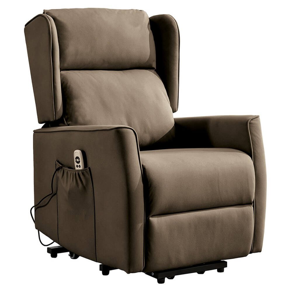 Poltrona reclinabile motorizzata - MIREON Colore: Marrone