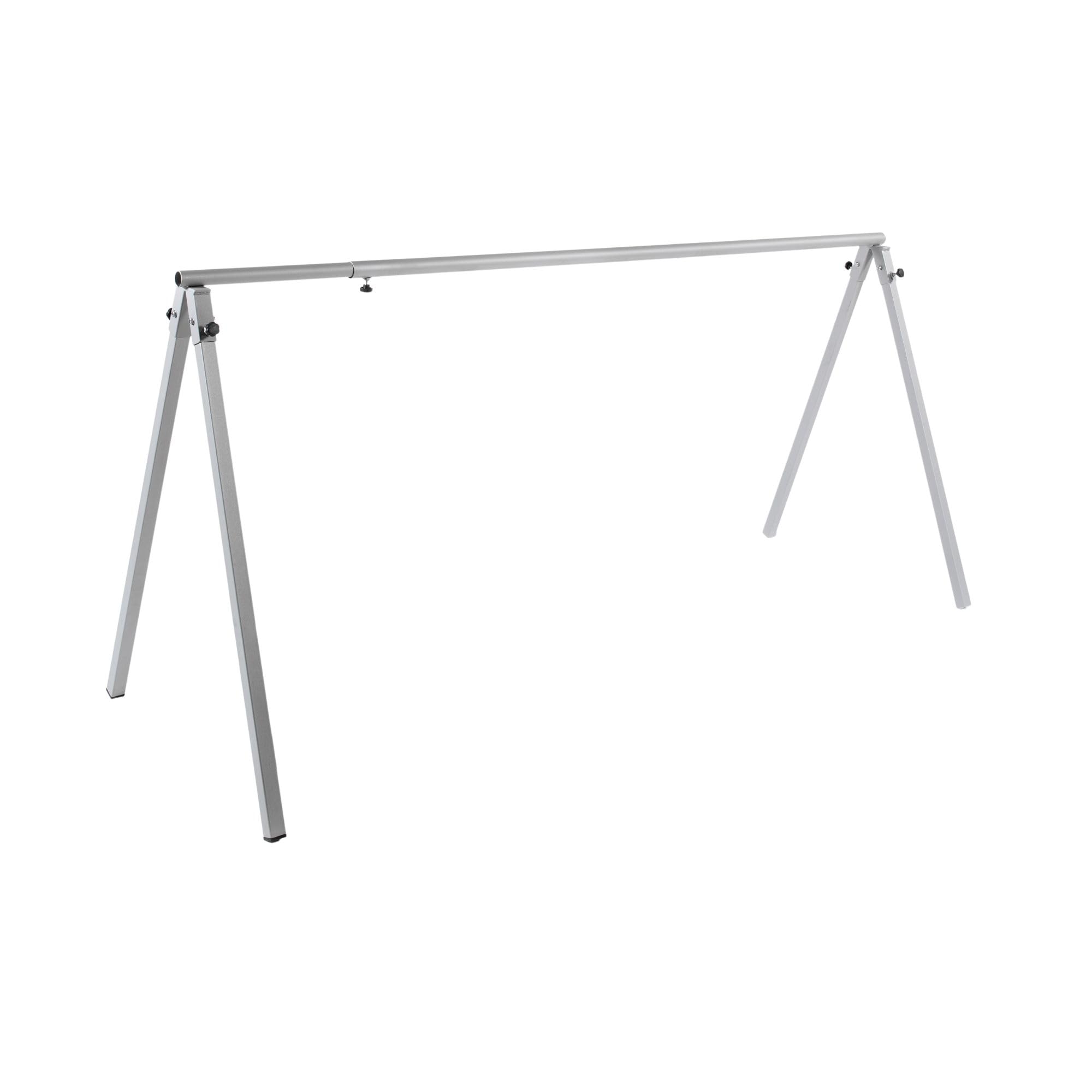 Andrys Espositore da Terra Bici 5-8 Posti Regolabile Acciaio Verniciato Grigio