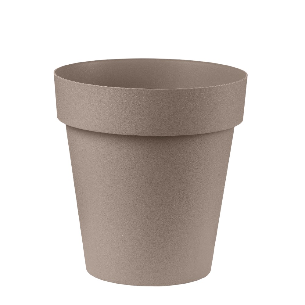 VASO fioriera CLEO tondo MODERNO in plastica 30cm Veca VARI COLORI FOTO REALE