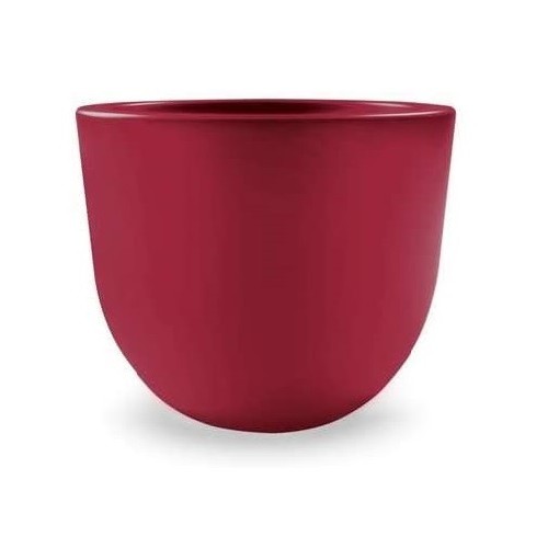 Image of VASO Fioriera in RESINA EGGY UOVO interno ed esterno Vari Colori 45cm FOTO REALE Color: ROSSO ORIENTE