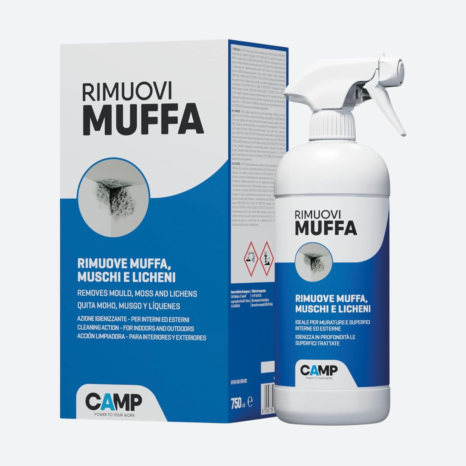 Rimuovi Muffa - Pulitore rimuovi muffa igienizzante