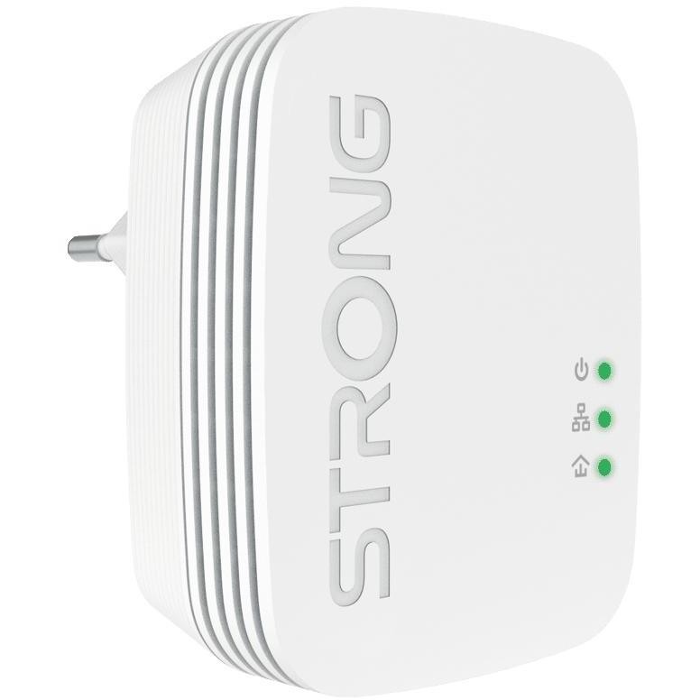 Strong POWERLWF600DUOMINI Adattatore di rete PowerLine 600 Mbit/s Wi-Fi 2 pz Colore Bianco